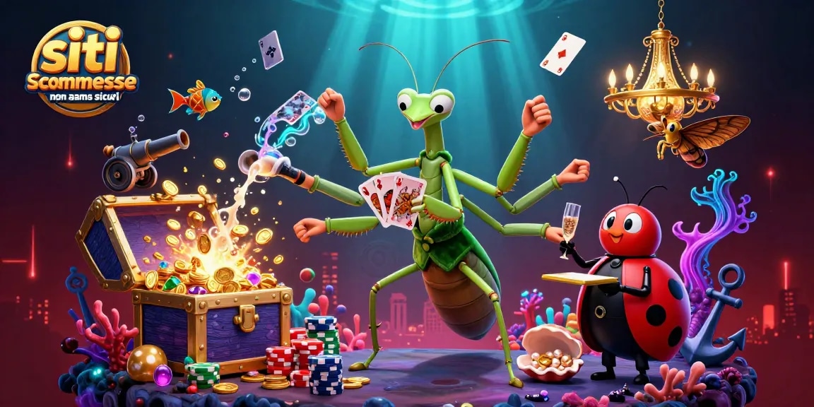 Scopri i siti scommesse non AAMS sicuri con l'esperto in un'illustrazione 3D ricca di dettagli.