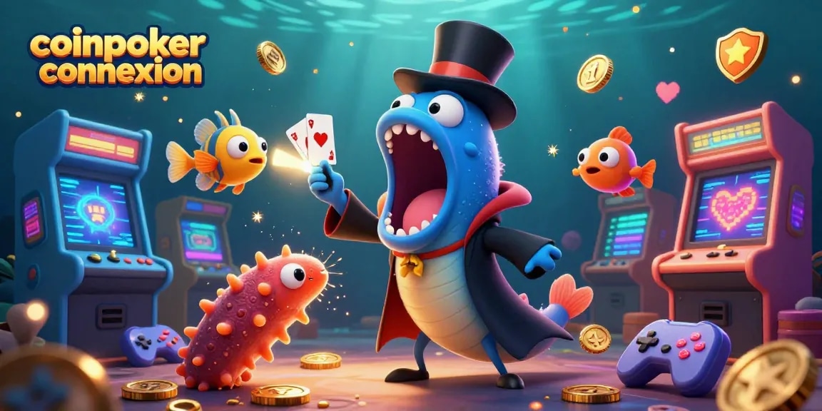 Jouez à coinpoker connexion en découvrant des jeux fascinants dans une scène immersive sous-marine.