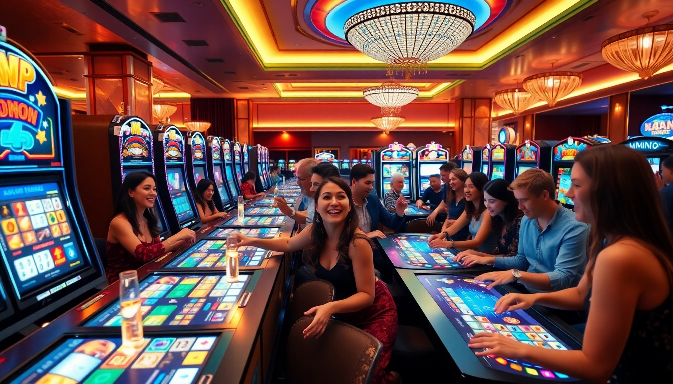Vibrant play at a Non gamstop casino Uk showcasing players enjoying their game experience.