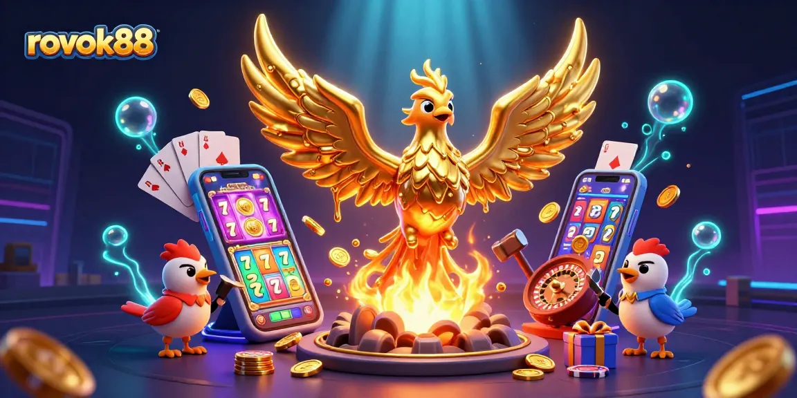 Engage with rokok88’s dynamic casino experience featuring gold phoenix and vibrant slot games.