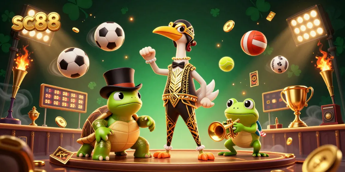 Experience thrilling gameplay at sc88 with vibrant characters and dynamic casino elements.