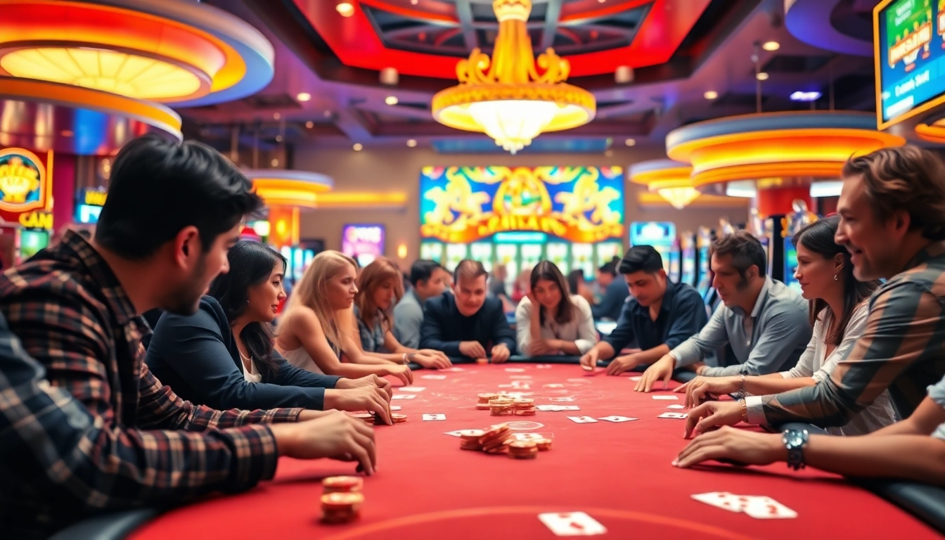 Engage with Non gamstop Casino Uk in a vibrant casino setting filled with excitement.