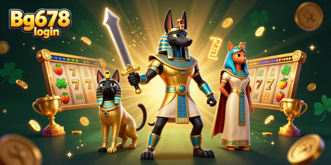 Join the action at the Bg678 login for thrilling slot gameplay with Anubis and Bastet!
