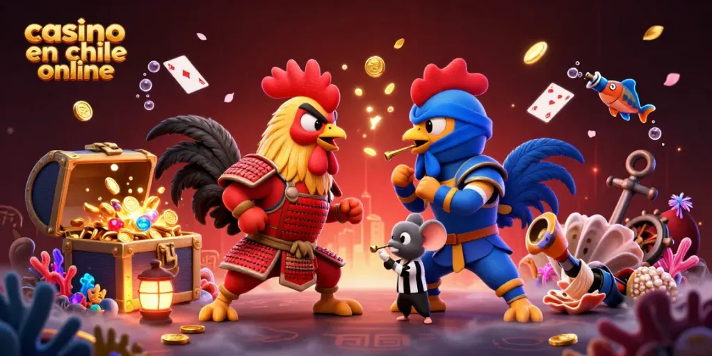 Gana en el casino en Chile online con emocionantes enfrentamientos de gallos en un entorno vibrante.