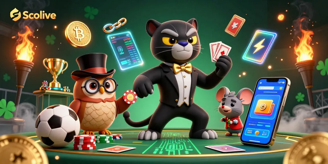 Socolive enhances sports betting excitement with stylish panther dealer and charming characters.