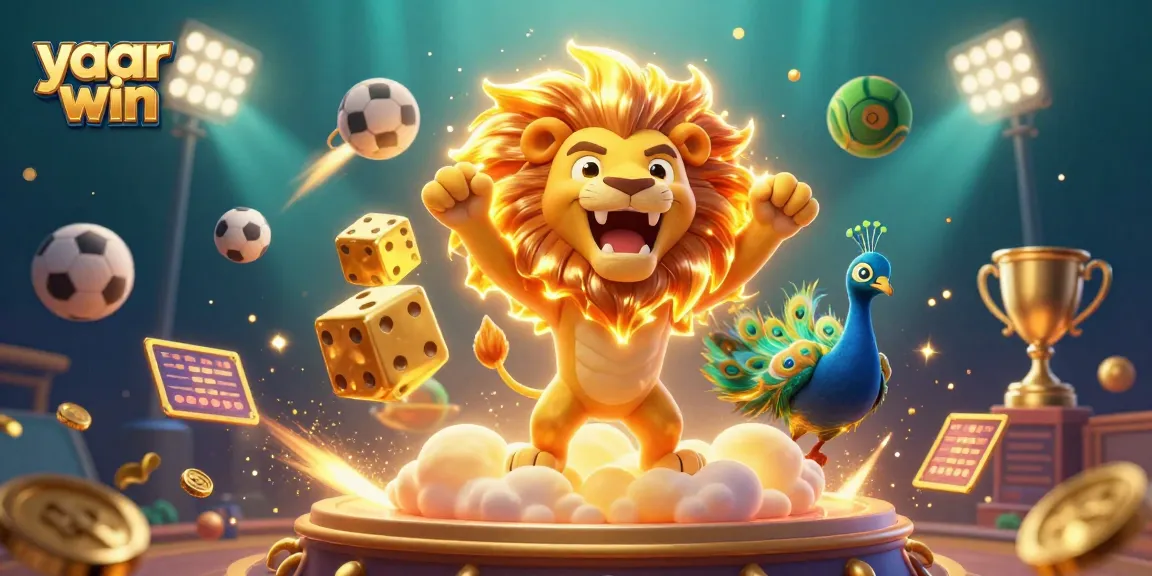 Experience the thrill of yaar win casino gaming with vibrant elements and engaging characters.